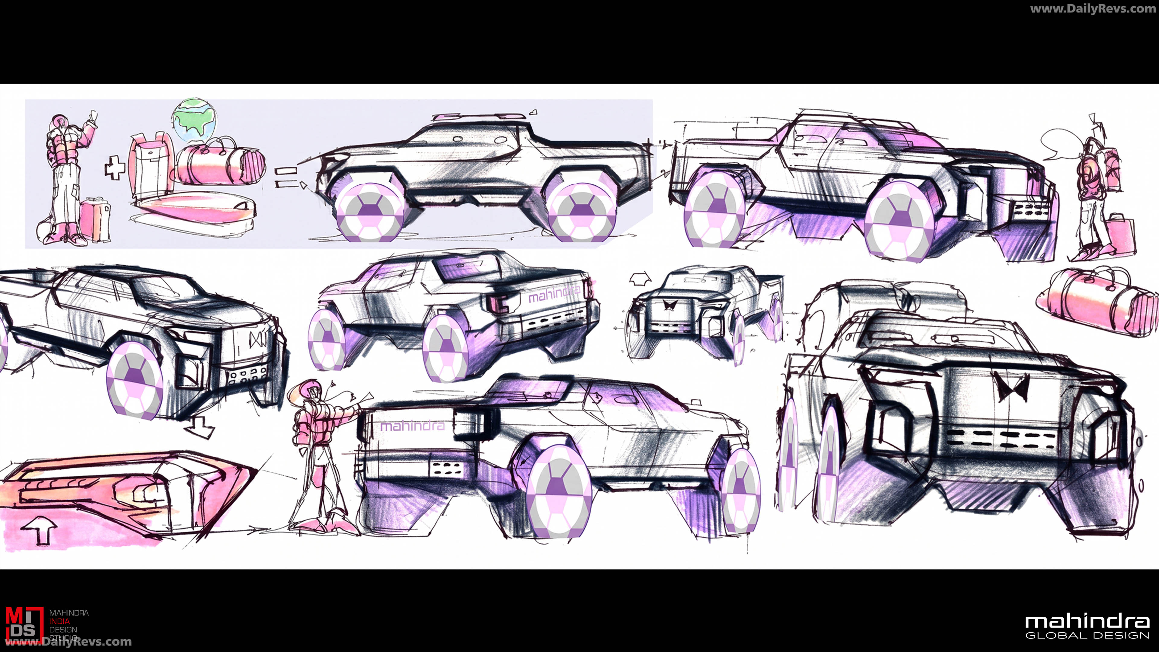 2027 Mahindra Motors Scorpio Lifestyler Sketches